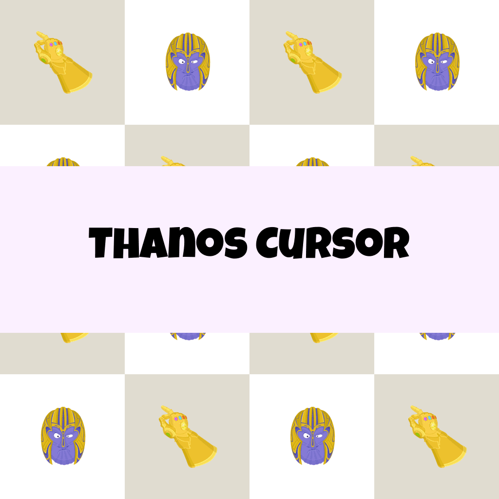 Preview Thanos cursor custom cursor pack
